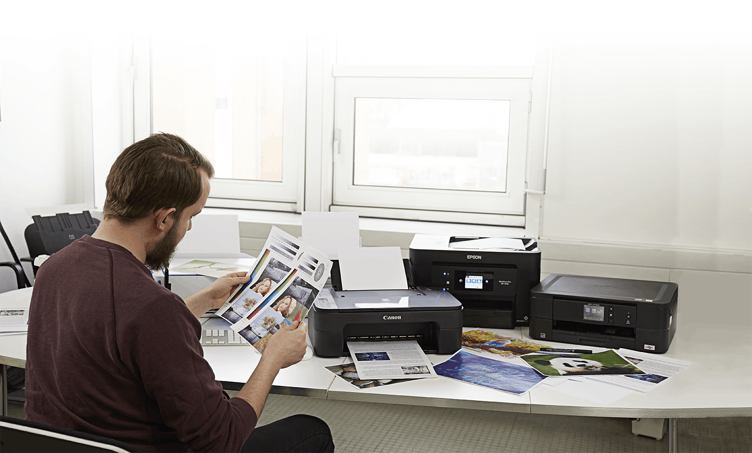 Suurtestissä monitoimitulostimet